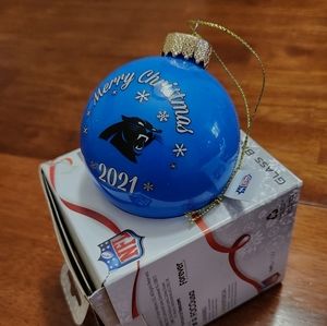 Carolina Panthers Ball Ornament 3'' 3'' Blue 🔵